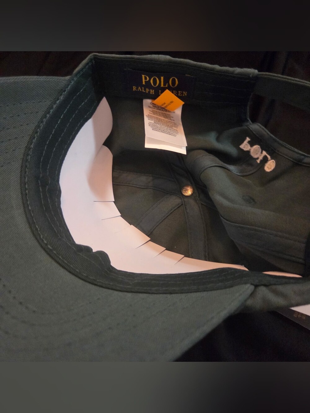 Polo by Ralph Lauren Green Classic Baseball Cap - Picture 4 of 5